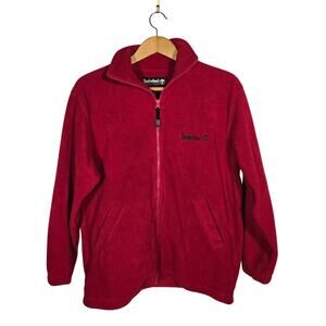 Vtg Timberland Performance Fleece Full Zip Jacket Large Outdoor Workwear Street